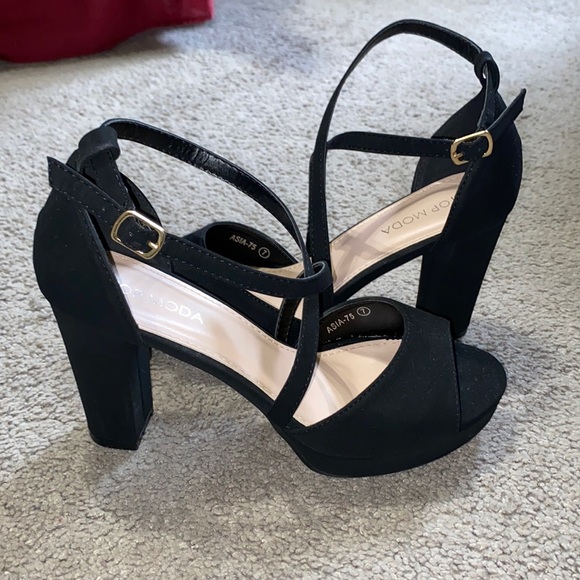 TOP Moda | Shoes | Suede Heels | Poshmark